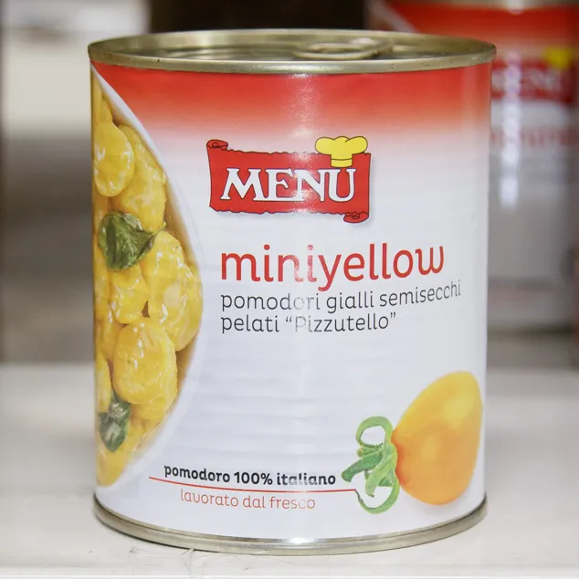メニュー ミニイエロー セミドライトマトオイル漬け