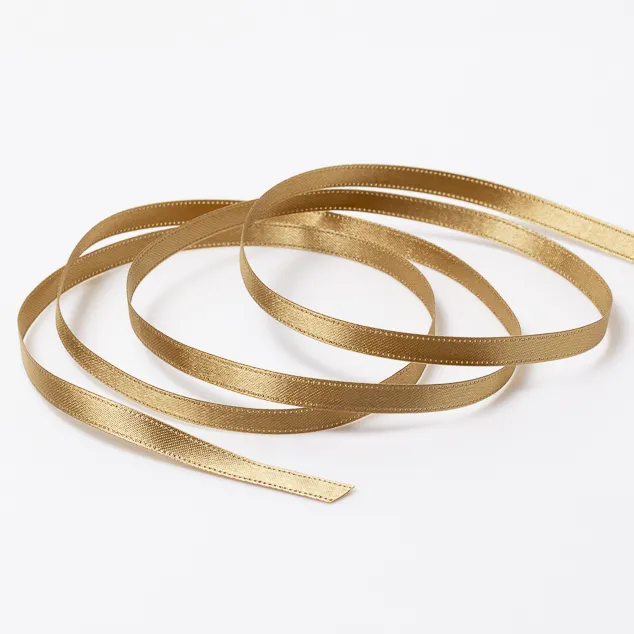 DSサテン(6mm) ゴールド#19