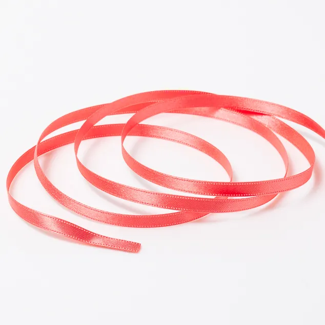 DSサテン(6mm) サーモンピンク #10