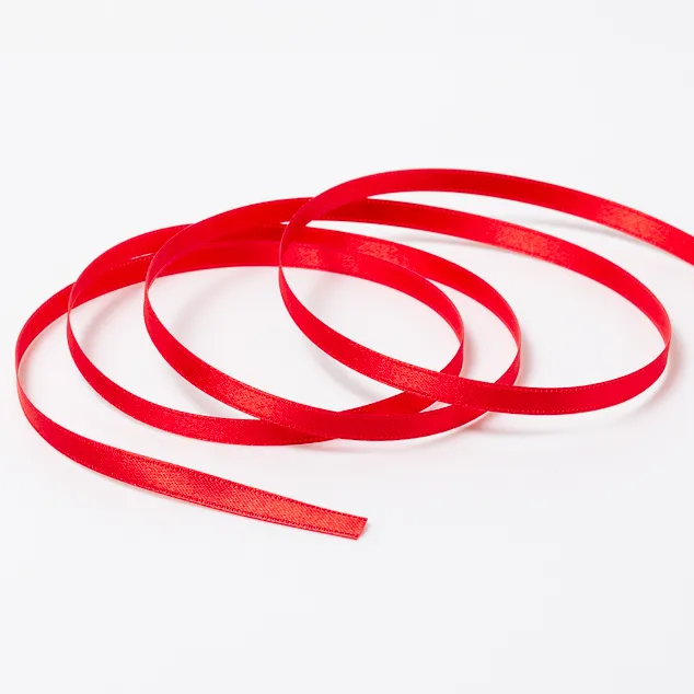 DSサテン(6mm) レッド #8