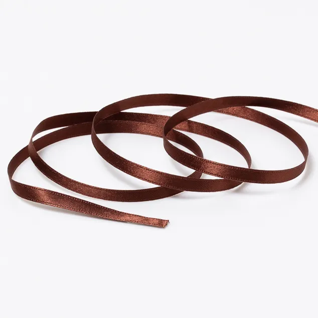 DSサテン(6mm) マロン#14