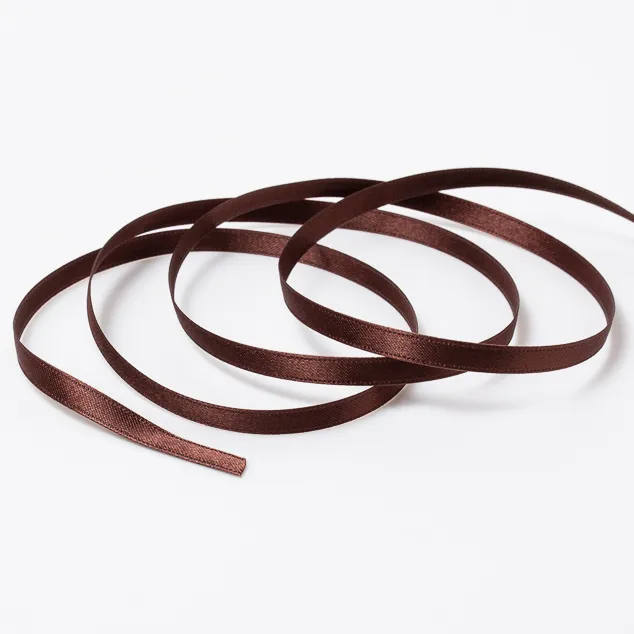 DSサテン(6mm) チョコレート#6