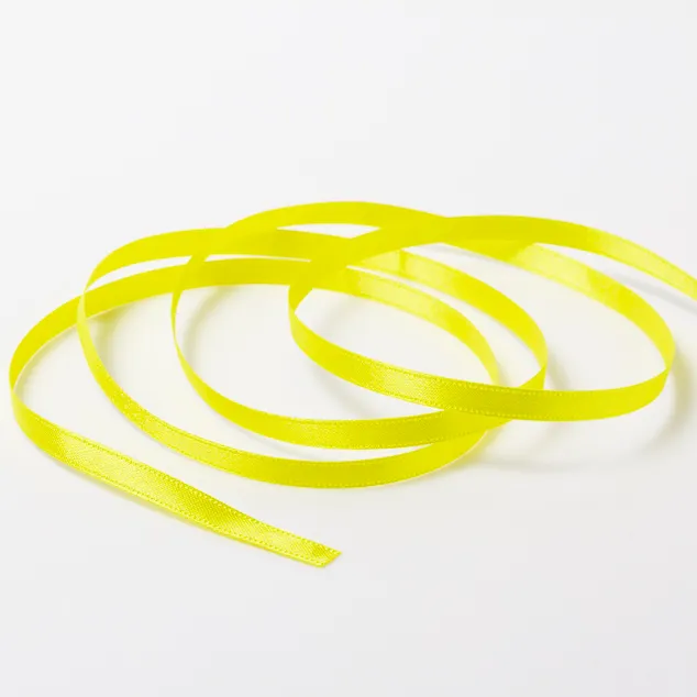 DSサテン(6mm) イエロー#23