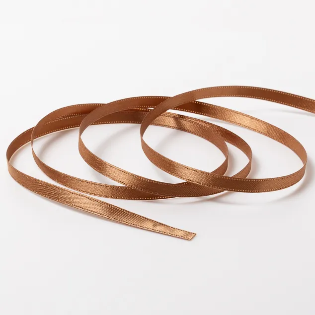 DSサテン(6mm) コッパーゴールド#244