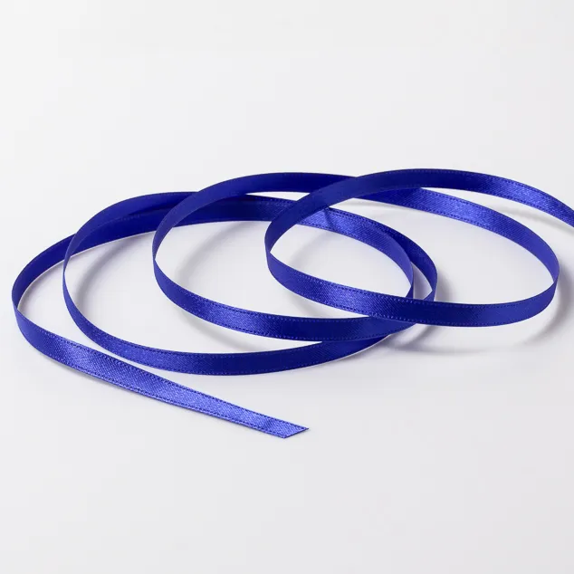 DSサテン(6mm) ブルー#143