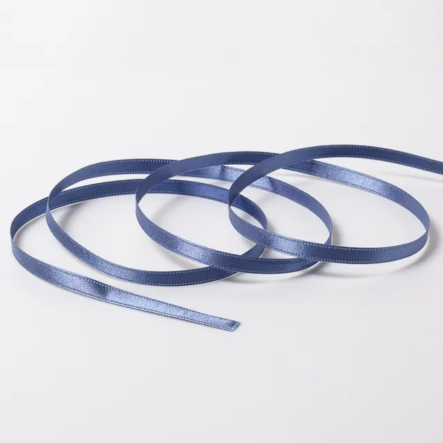 DSサテン(6mm) アンティークブルー#245