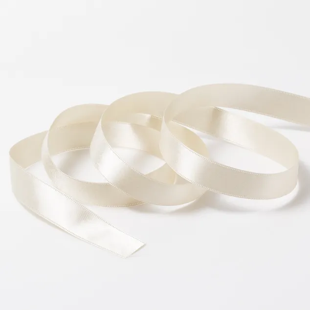 DSサテン(18mm) アイボリー #15