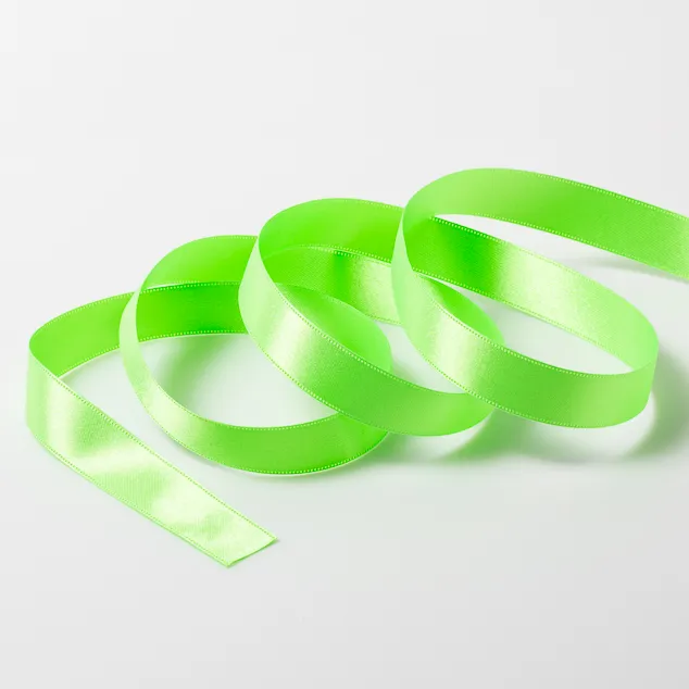 DSサテン(18mm) フレッシュグリーン#26