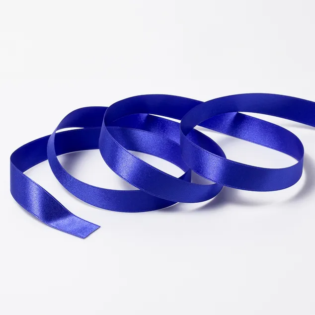 DSサテン(18mm) ブルー#143