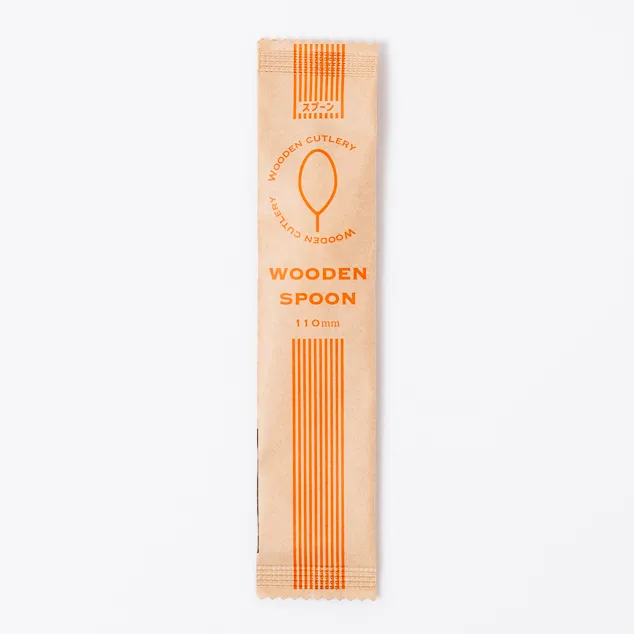 木製デザートスプーン110 未晒紙完封