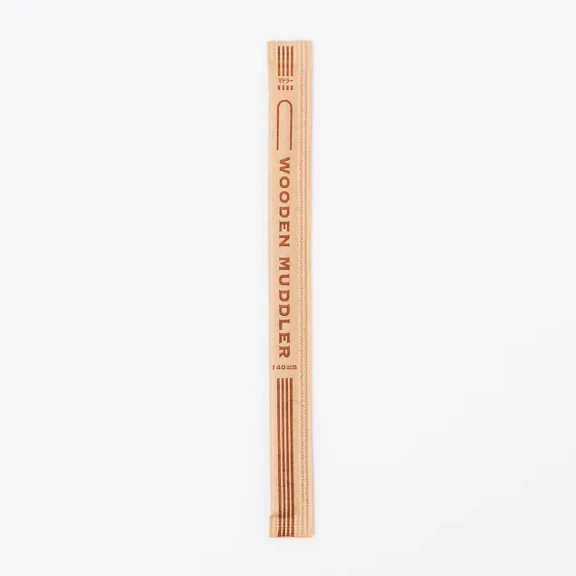 木製マドラー140 未晒紙完封