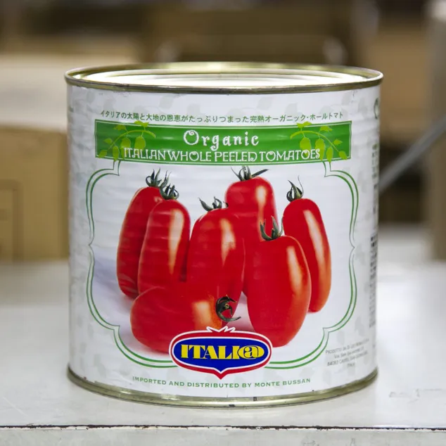 トマト！ モンテベッロ オーガニック ホールトマト 2550g : モンテ物産 / Di Leo