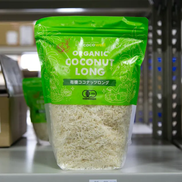有機ココナッツロング 600g : ナッツ・ナッツ加工品 | スモール